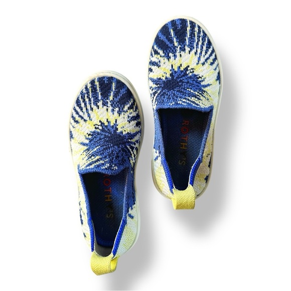 Rothy’s | Kids’ Blue Sunburst Slip On Sneakers (10T) 💥 - Picture 1 of 7